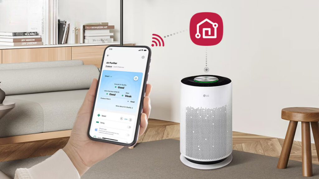Điều khiển thông minh với ứng dụng LG ThinQ
