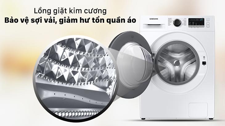 Lồng giặt thiết kế kim cương