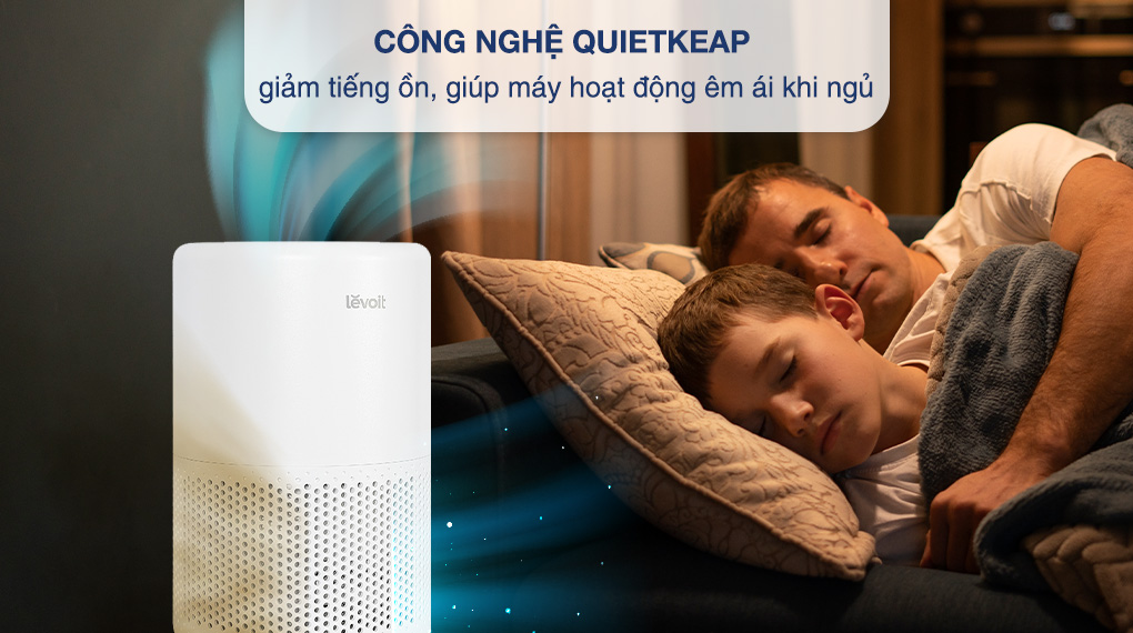 Máy lọc không khí Levoit Core 200s sở hữu công nghệ Super Quiet hạn chế tiếng ồn Máy lọc không khí Levoit Core 200s sở hữu công nghệ Super Quiet hạn chế tiếng ồn