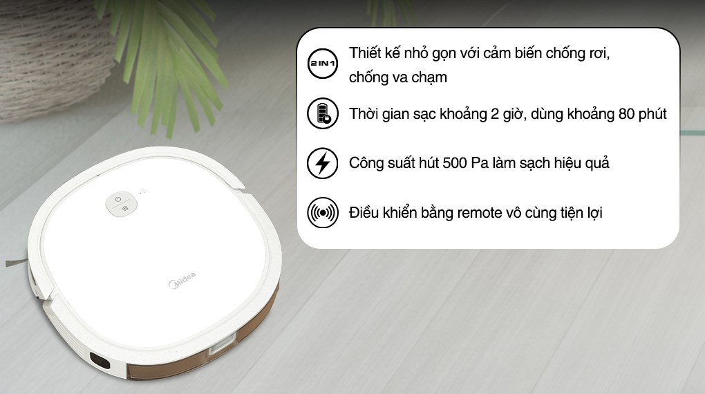 Robot hút bụi Midea M3L với mức giá 2.900.000 đồng (cập nhật tháng 7/2025)
