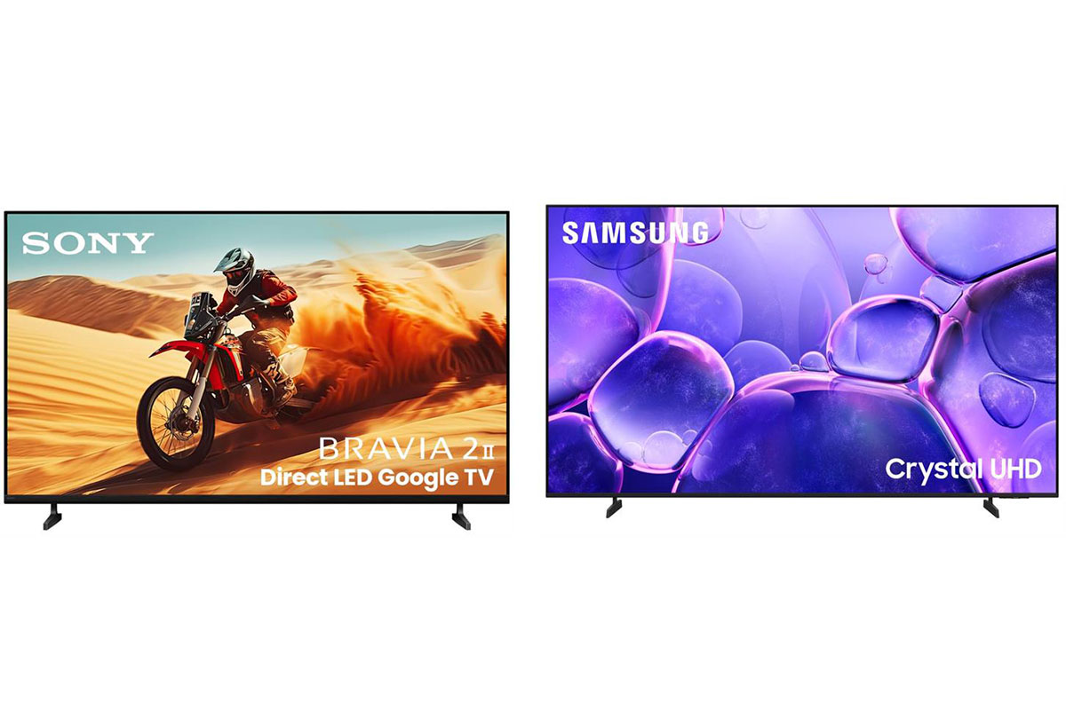 So sánh về thiết kế tổng thể 2 tivi Samsung