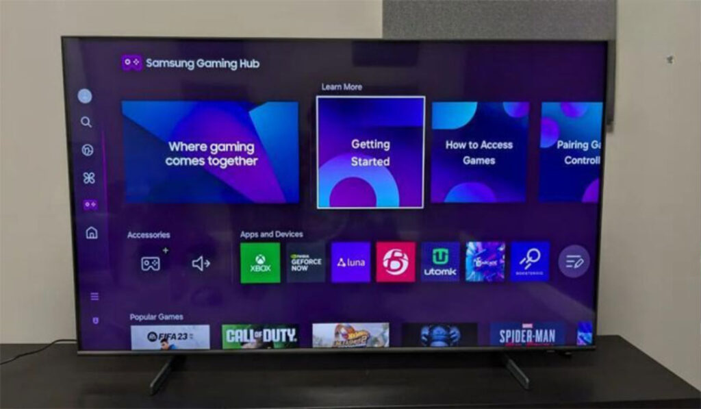 Tivi Samsung QLED 4K QA43Q7FA trải nghiệm chơi game