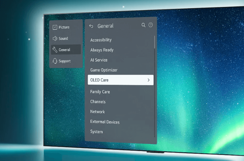 Tivi OLED48B4PSA được tích hợp công nghệ OLED Care Tivi OLED48B4PSA được tích hợp công nghệ OLED Care