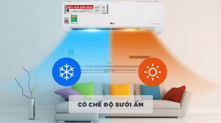 Điều hòa 2 chiều LG Inverter