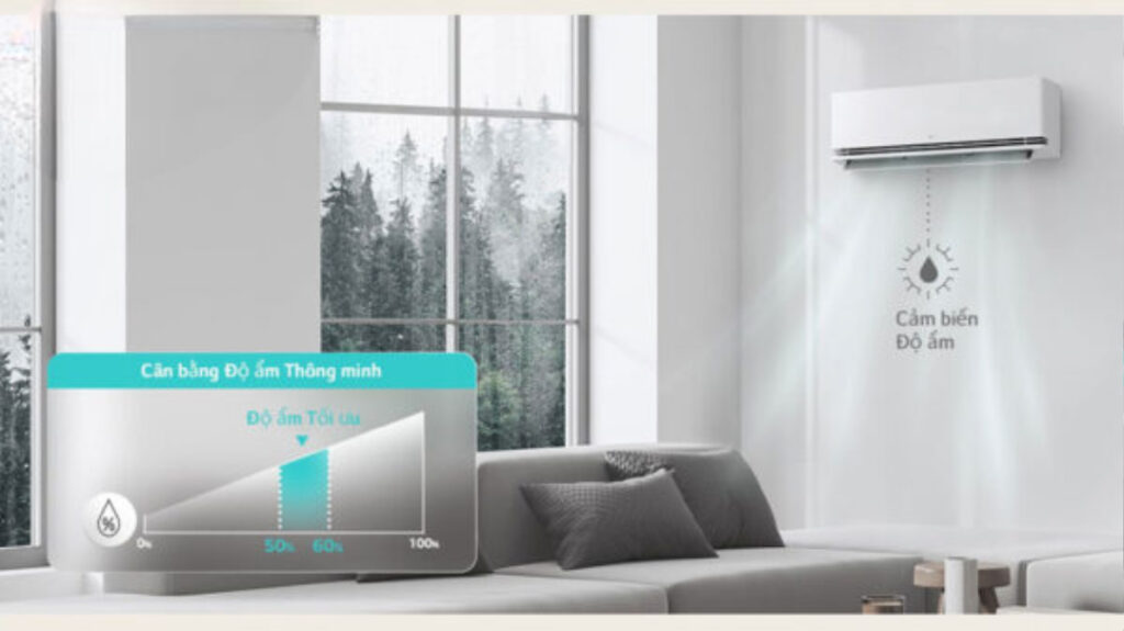 Điều hòa LG IEC18M1 thiết kế sang trọng