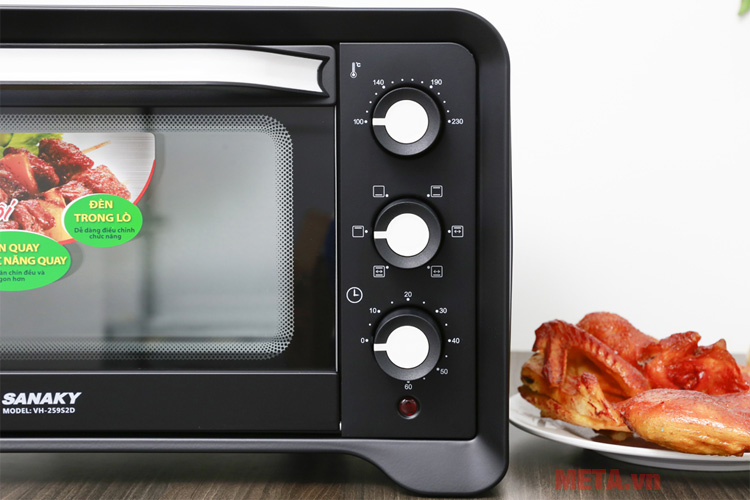lo-nuong-sanaky-vh-259s2d-25-lit-mau-den-anh3 Lò nướng Sanaky VH-259S2D - 25 lít, màu đen
