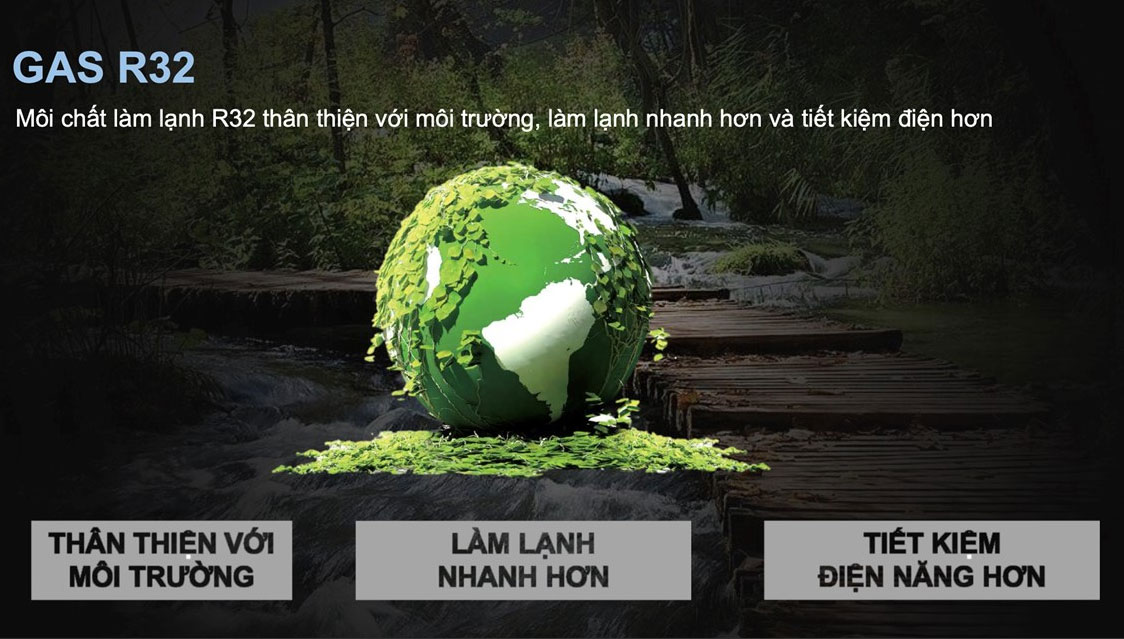 sản phẩm còn dùng gas R32
