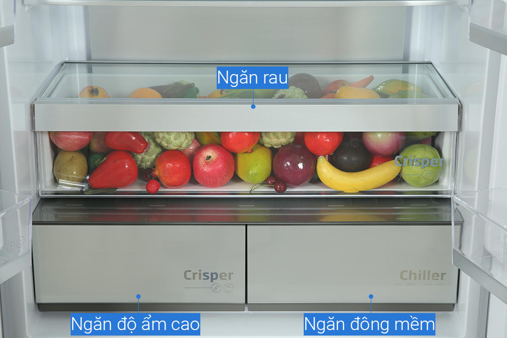 Ngăn rau củ giữ ẩm tốt