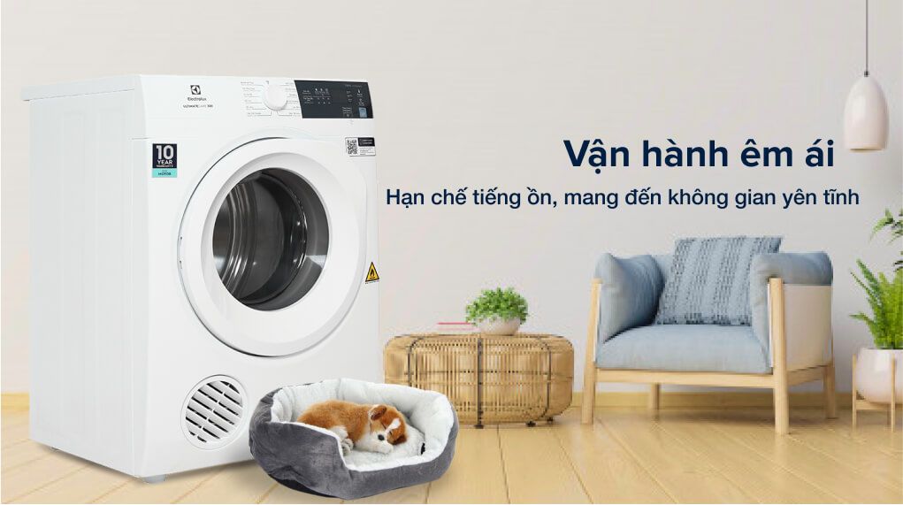 máy sấy quần áo Electrolux
