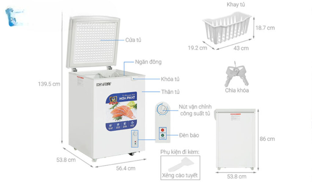 Thiết kế nhỏ gọn, tối ưu không gian