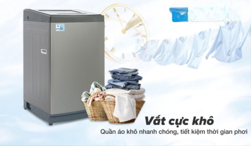 Vận hành êm ái Máy giặt Aqua