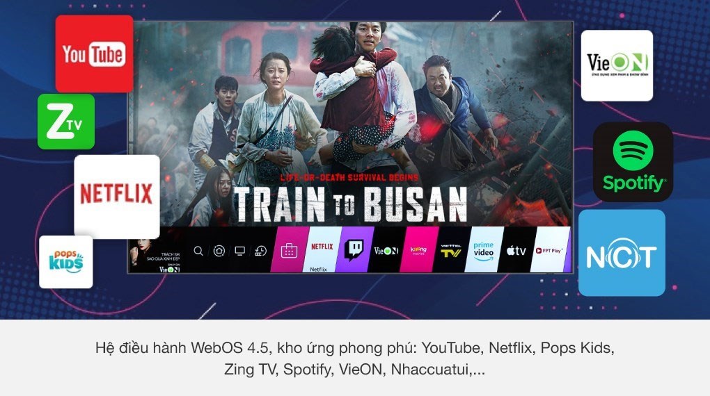 Hệ điều hành Web OS trên tivi LG hiển thị trực quan và dễ sử dụng Hệ điều hành Web OS trên tivi LG hiển thị trực quan và dễ sử dụng