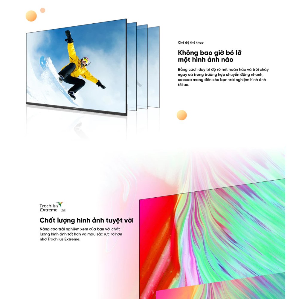 Smart Tivi Coocaa HD 32 inch 32S3U+ mang đến chất lượng hình ảnh tuyệt vời Smart Tivi Coocaa HD 32 inch 32S3U+ mang đến chất lượng hình ảnh tuyệt vời