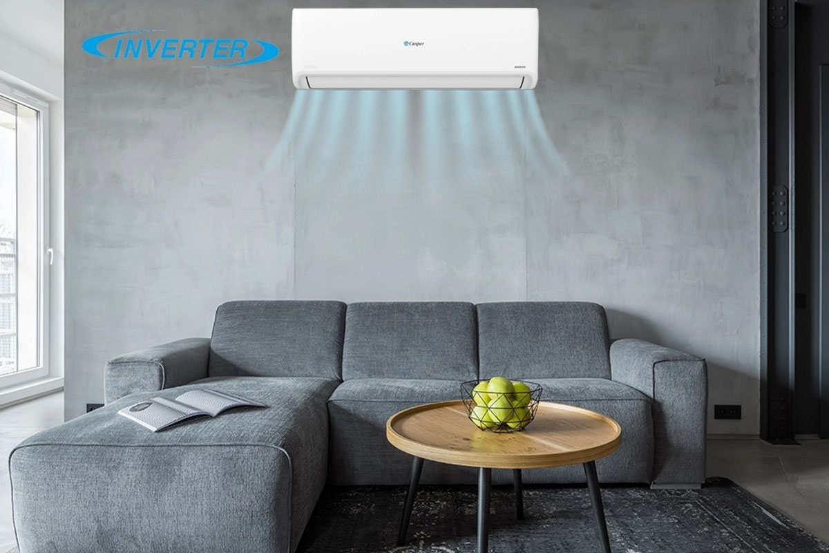 Công nghệ inverter là trái tim giúp điều hòa Casper vận hành ổn định và siêu êm ái