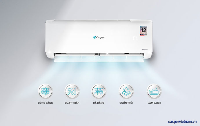 Khám phá công nghệ và tính năng có trên điều hòa Casper inverter JC-18IU36
