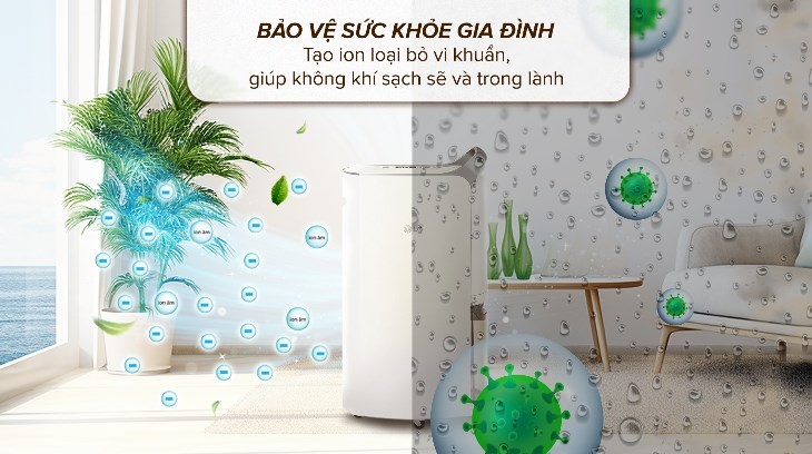 Máy hút ẩm LG Dual Inverter phù hợp với các khu vực có mùa nồm ẩm nặng hàng năm