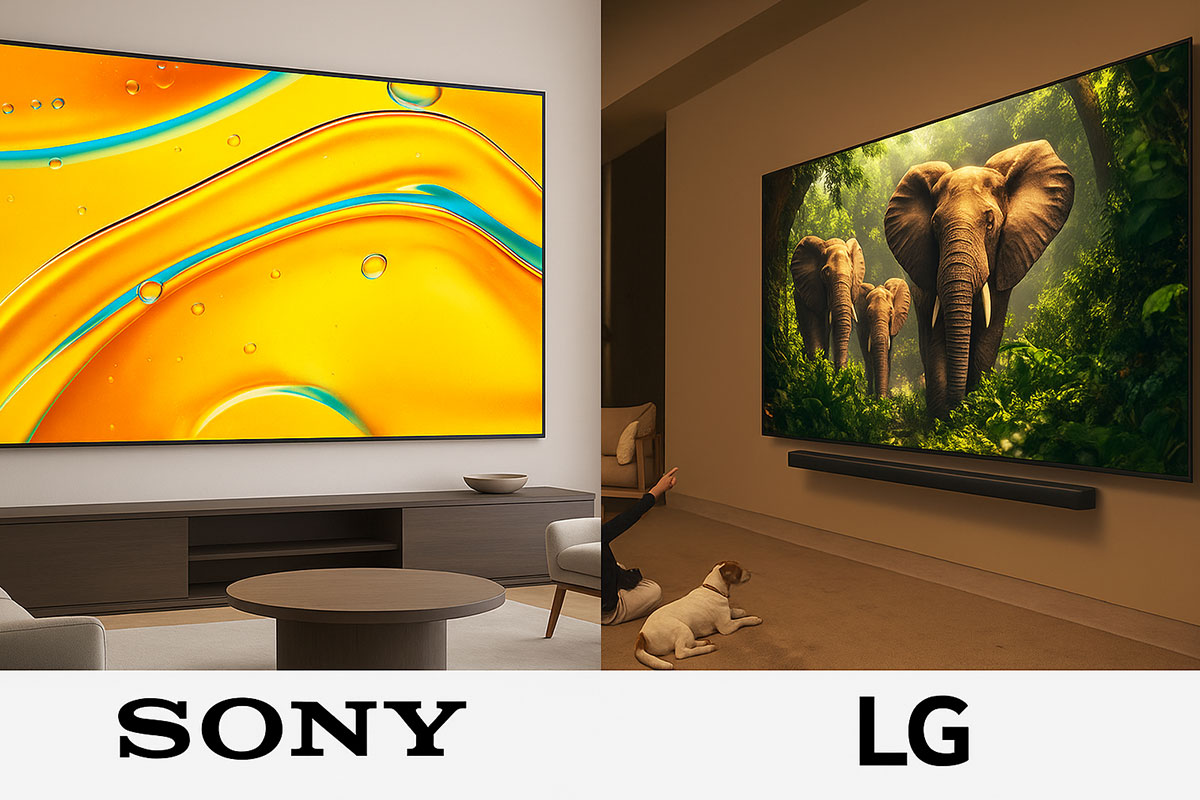 1. So sánh về thiết kế và độ hoàn thiện: Sony mạnh mẽ, LG sang trọng hiện đại 1. So sánh về thiết kế và độ hoàn thiện: Sony mạnh mẽ, LG sang trọng hiện đại