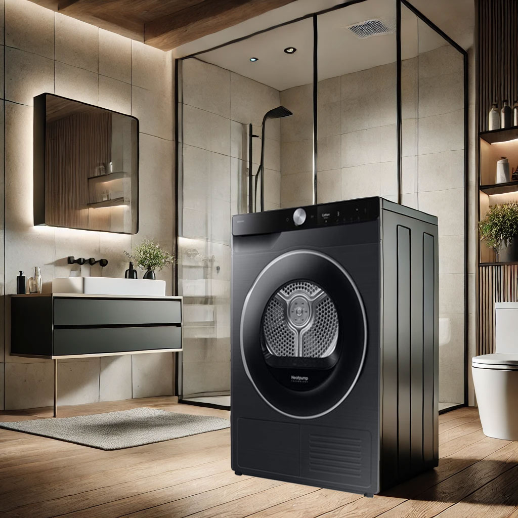 Sấy khô hoàn hảo bảo vệ quần áo với máy sấy quần áo Samsung 9kg DV90T6240LB/SV