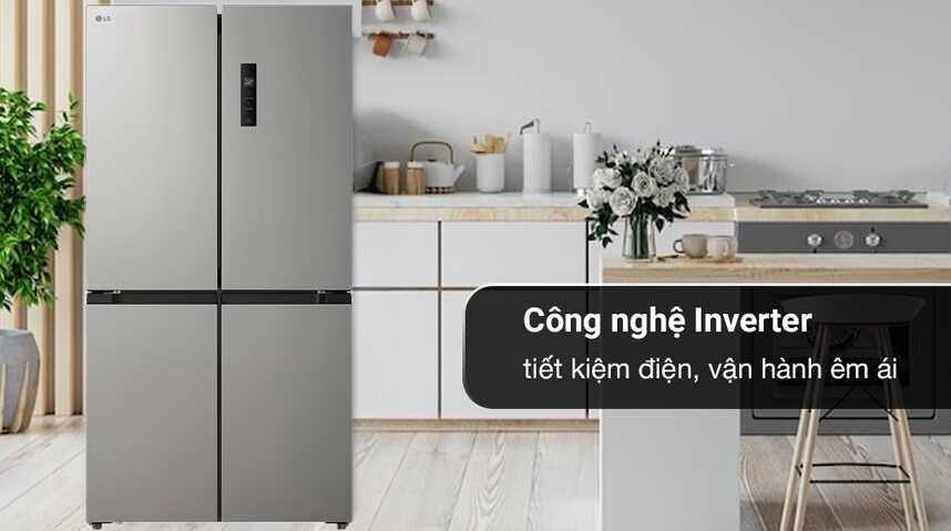 Những lợi ích mà tủ lạnh LG 4 cánh GR-B50BL mang lại