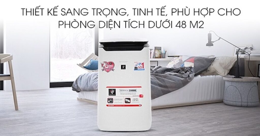 Bảo vệ sức khỏe gia đình với máy lọc không khí Sharp FP-J60E-W – Đánh giá chi tiết