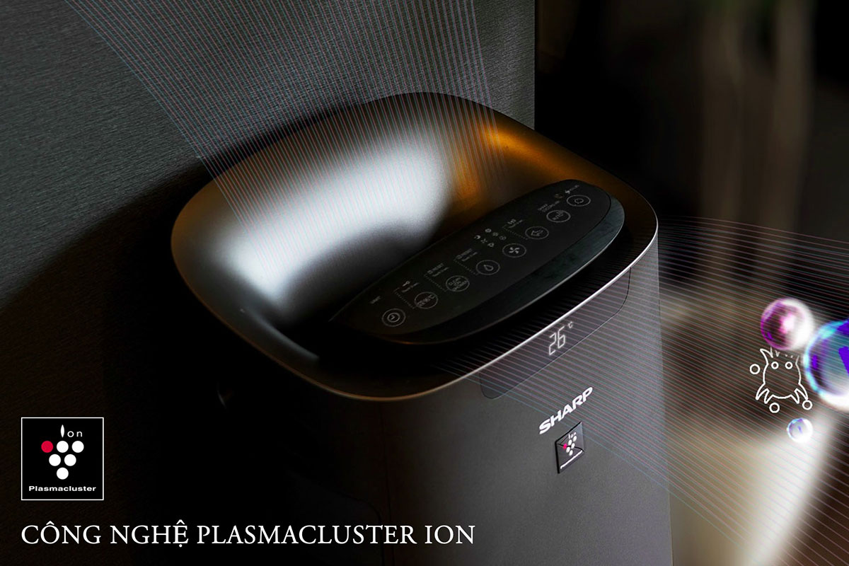 Giới thiệu máy lọc không khí tạo ẩm Sharp KI-L80V-T Giới thiệu máy lọc không khí tạo ẩm Sharp KI-L80V-T