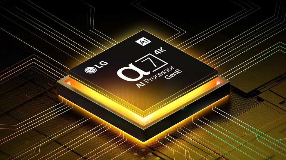 smart tivi LG 86 inch QNED70ASA trang bị bộ xử lý α7 AI 4K Gen 8 mới nhất
