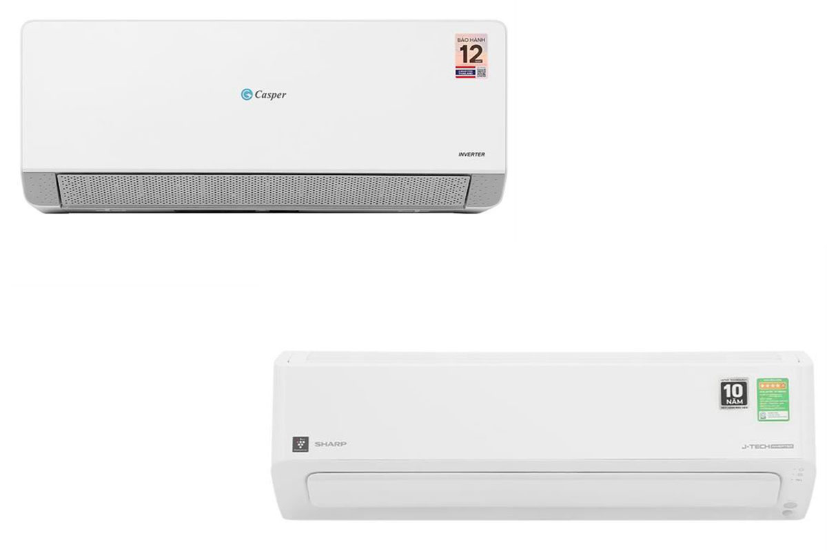 Casper QC-09IU36A và Sharp AH-XP10CHW