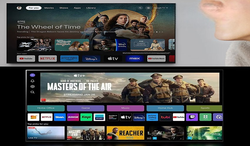 Google TV của Sony dễ dùng còn WebOS 25 LG thông minh hơn Google TV của Sony dễ dùng còn WebOS 25 LG thông minh hơn
