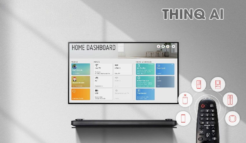 tivi LG QNED 4K 86 inch 86QNED70ASA kết nối thông minh