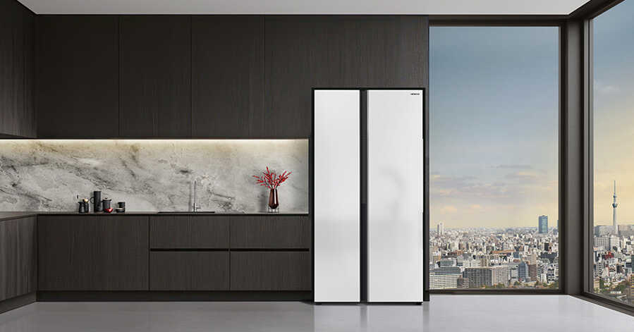 Tủ lạnh Hitachi 2 cánh HRSN9713ESMGWVN Tủ lạnh Hitachi 2 cánh HRSN9713ESMGWVN