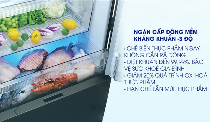 Tủ lạnh Panasonic inverter NR-BX471WGKV  làm lạnh tối ưu