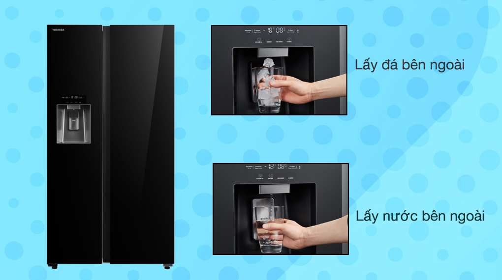 Tủ lạnh Toshiba inverter GR-RS755WIA-PGV(22)-XK đẳng cấp hiện đại, lưu trữ rộng rãi, tiết kiệm vượt trội