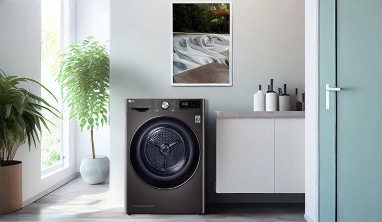 máy sấy LG giá rẻ DVHP09B trang bị cảm biến thông minh Sensor Dry