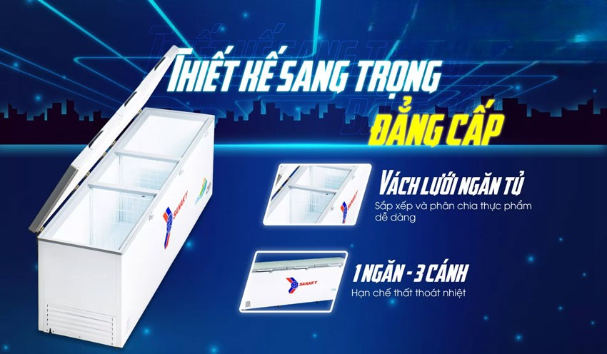 Tổng quan về Tủ đông Sanaky VH-1199HYK