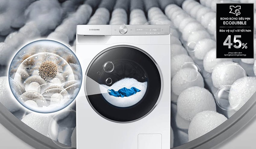 Khả năng tiết kiệm điện thực tế trên máy giặt Samsung inverter WW11CGP44DSH/SV Khả năng tiết kiệm điện thực tế trên máy giặt Samsung inverter WW11CGP44DSH/SV