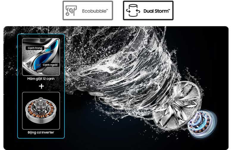 Máy giặt Samsung 17kg WA17CG6886BVSV