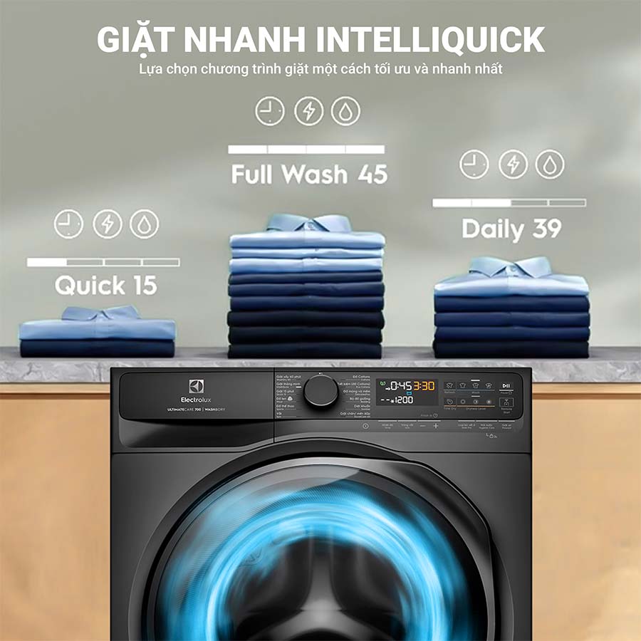 Máy giặt Electrolux 10kg cửa ngang EWF1043R7SC Máy giặt Electrolux 10kg cửa ngang EWF1043R7SC