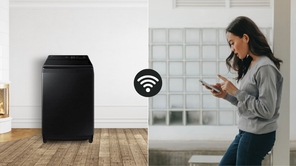 máy giặt Samsung WA80F13S5BSV vận hành êm ái