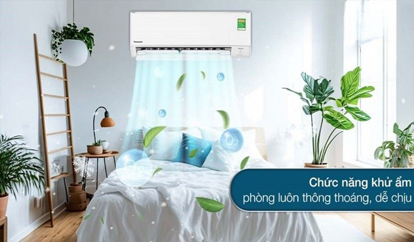 Chế độ khử ẩm Dry trên điều hòa Panasonic 1 chiều 18000 CS-N18AKH-8
