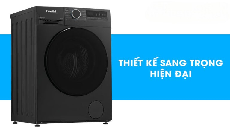 Máy giặt Funiki inverter 8.5kg HWM F885ADG trang bị lồng giặt cao cấp