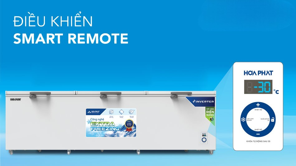 Tủ đông Hòa Phát HPF AD81190 vận hành êm ái Tủ đông Hòa Phát HPF AD81190 vận hành êm ái