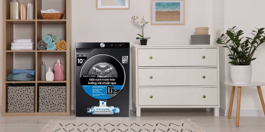 Máy giặt Samsung 10kg WW10DB7U34GBSV – Công nghệ AI hiện đại, giặt sạch vượt trội Máy giặt Samsung 10kg WW10DB7U34GBSV – Công nghệ AI hiện đại, giặt sạch vượt trội