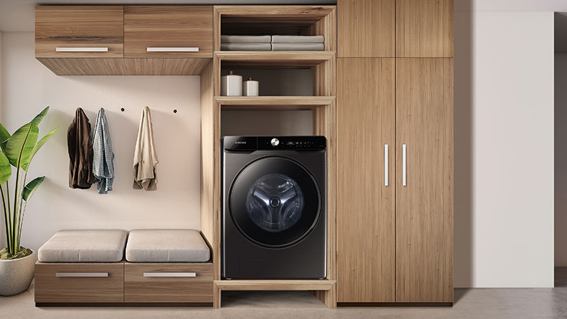 Máy giặt sấy Samsung 11kg WD11T734DBX/SV thiết kế sang trọng Máy giặt sấy Samsung 11kg WD11T734DBX/SV thiết kế sang trọng