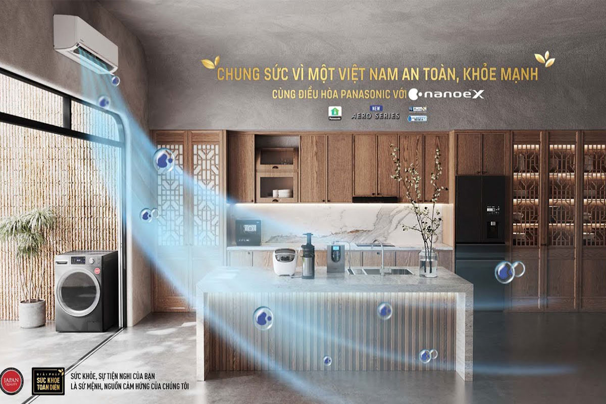 điều hòa Panasonic 2 chiều CS-XZ9BKH-8 lọc không khí tốt