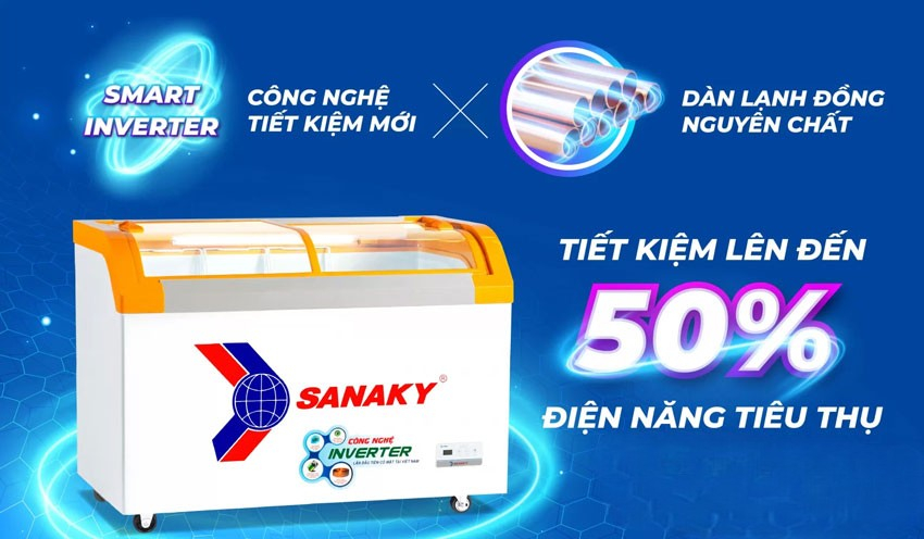 Giới thiệu tổng quan về Tủ đông Sanaky Inverter VH-3899K3B Giới thiệu tổng quan về Tủ đông Sanaky Inverter VH-3899K3B