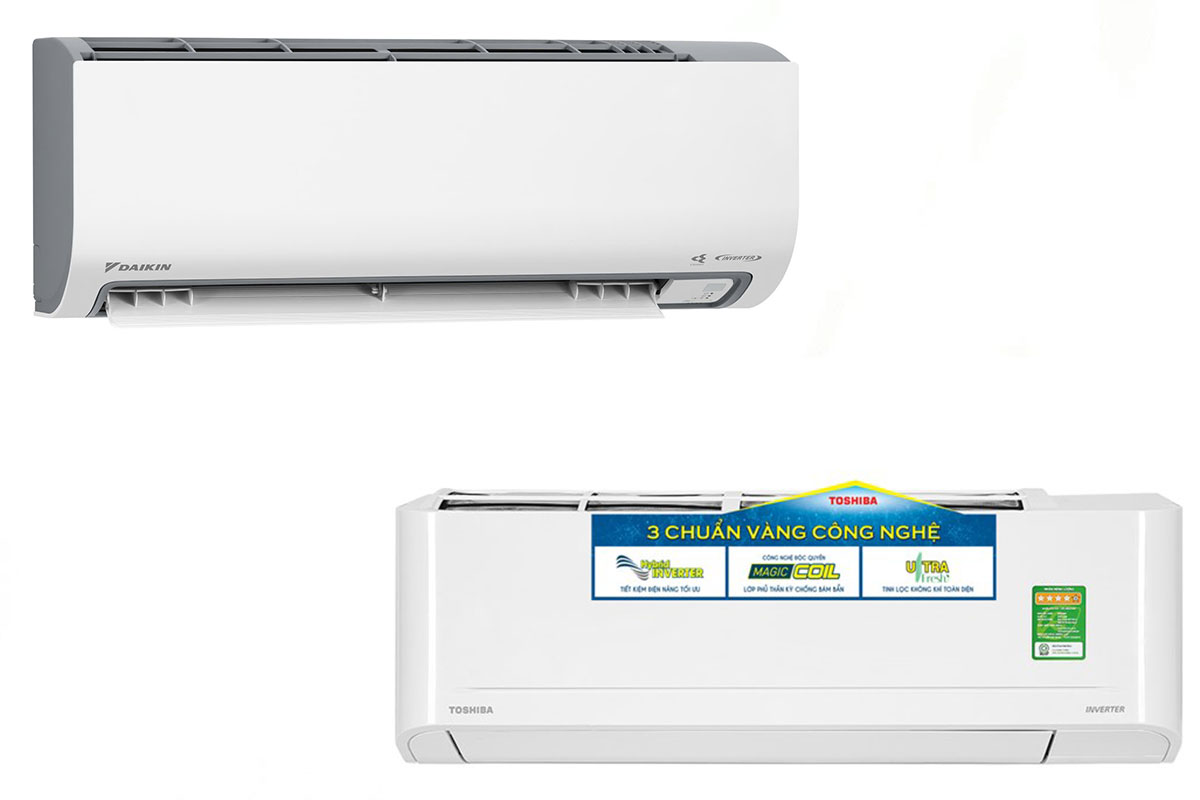 Điều hòa Daikin FTKF35ZVMV và Toshiba RAS-H13C4KCVG-V Điều hòa Daikin FTKF35ZVMV và Toshiba RAS-H13C4KCVG-V