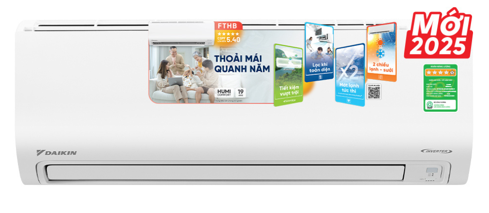 Điều hòa Daikin 9000 1 chiều FTHB25ZVMV