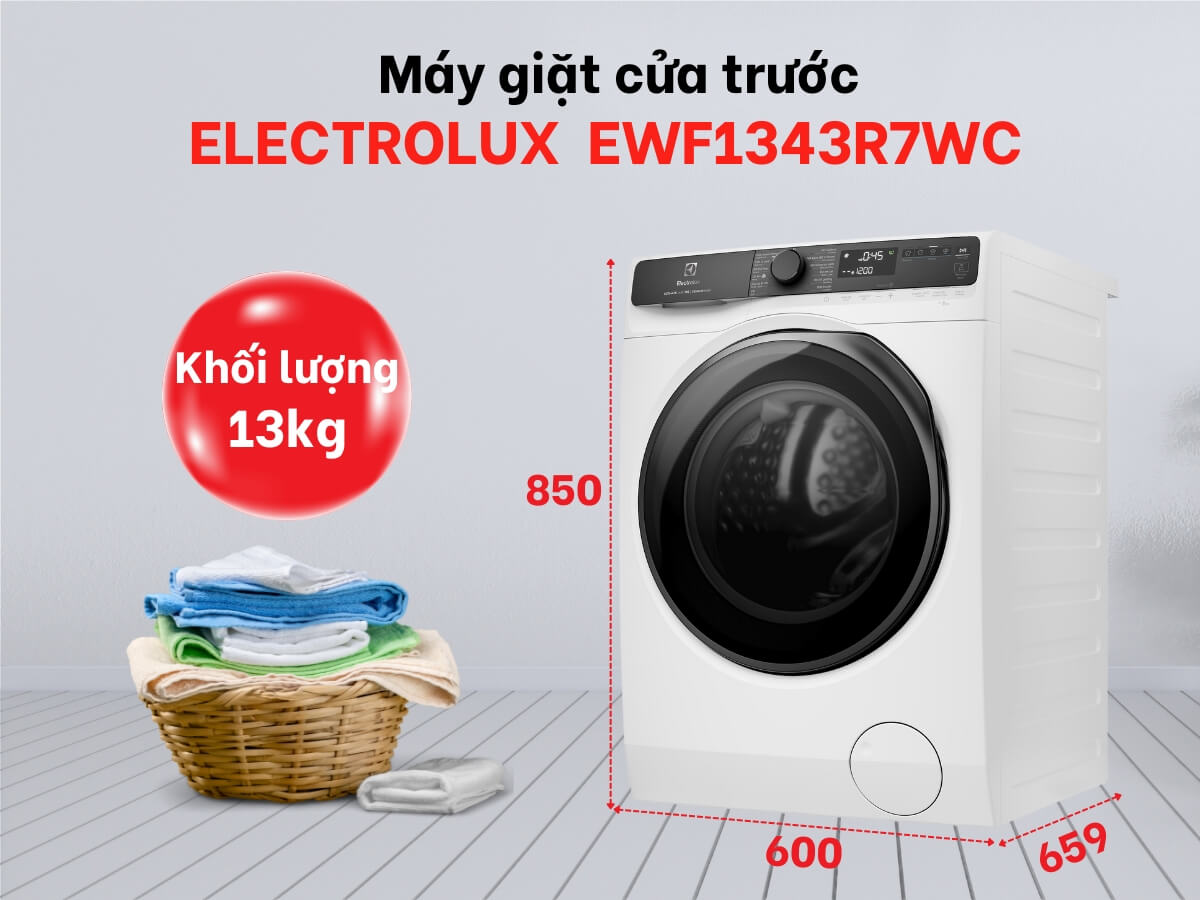 máy giặt Electrolux lồng ngang EWF1343R7WC máy giặt Electrolux lồng ngang EWF1343R7WC