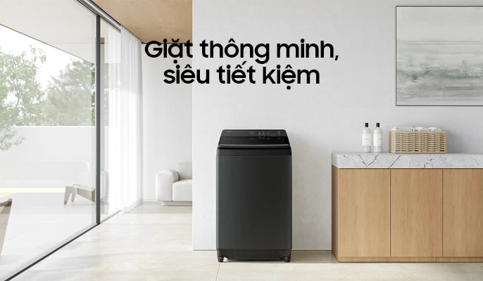 Máy giặt Samsung lồng đứng WA80F21B9BSV Máy giặt Samsung lồng đứng WA80F21B9BSV