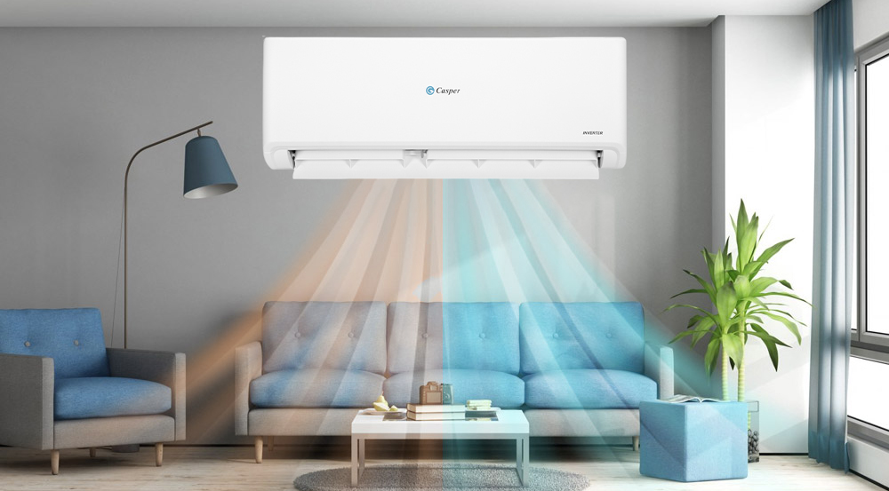 Điều hòa Casper 12000 2 chiều inverter QH-12IU36A